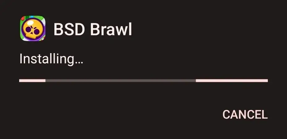 Step 2: Tap the downloaded APK file to begin installation